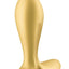 Satisfyer Intensity Plug Rechargeable Silicone Connect App Anal Plug - Gold