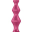 Satisfyer Lolli-Plug 1 Silicone Beaded Anal Plug - Fuchsia/Pink