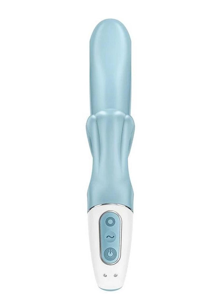 Satisfyer Love Me Rechargeable Silicone Rabbit Vibrator - Blue