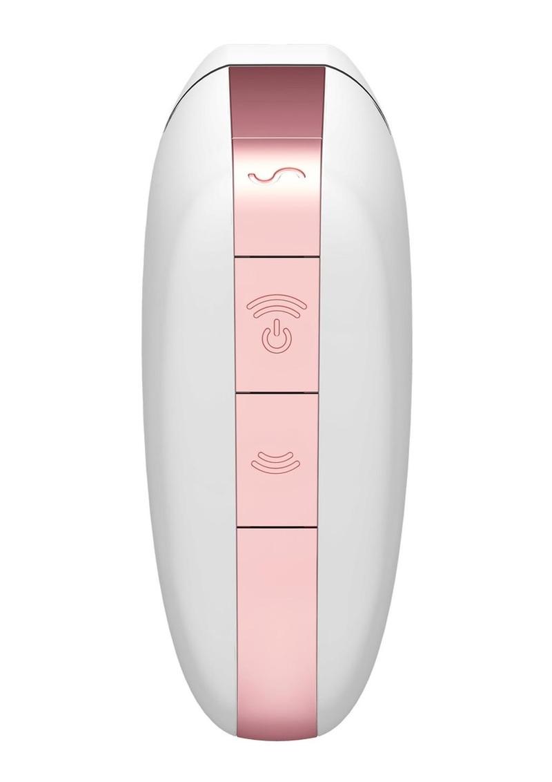 Satisfyer Love Triangle Rechargeable Silicone Clitoral Stimulator - White