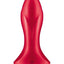 Satisfyer Rotator Plug 1+ Silicone Vibrating Anal Stimulator - Red