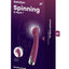 Satisfyer Spinning G-Spot 1 Rechargeable Silicone Vibrator - Red