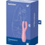Satisfyer Threesome 3 Rechargeable Silicone Stimulator - Pink