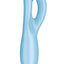 Satisfyer Threesome 4 Rechargeable Silicone Vibrator - Blue