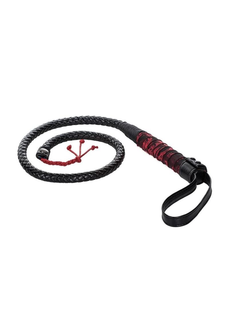 Scandal Bull Whip - Black/Red