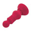 Secret Kisses Remote Control Rechargeable Silicone Vibrating Floret Buttplug