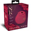 Secret Kisses Rosegasm Air Rechargeable Silicone Clitoral Stimulator - Red