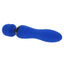Selopa Blue Belle Silicone Rechargeable Dual End Vibrating Wand - Blue