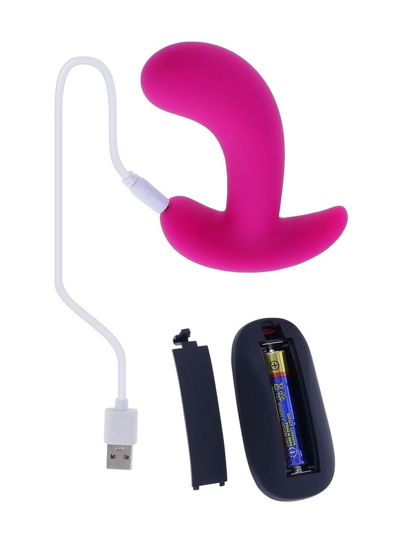 Selopa Hooking Up Rechargeable Silicone Anal Plug - Pink