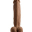 Selopa Natural Feel Dildo - Chocolate - 6.5in