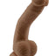 Selopa Natural Feel Flexskin Dildo - Chocolate - 7in