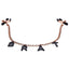 Sex and Mischief Brat Charm Nipple Clamp - Black/Rose Gold
