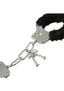 Sex and Mischief Furry Handcuffs - Black