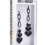 Sex and Mischief Nipple Ties - Black/Silver