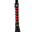 Sex and Mischief Red and Black Stripe Flogger - Black/Red