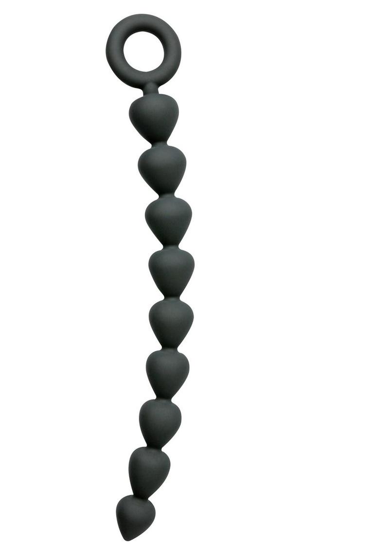 Sex and Mischief Silicone Anal Beads - Black