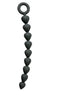 Sex and Mischief Silicone Anal Beads - Black