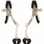 Sexy AF Nipple Clamps Hearts - Black