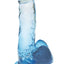 Shades Gradient Dildo - Blue - Medium - 7in