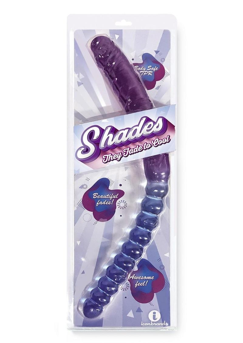 Shades Gradient Jelly Double Dong - Blue/Purple/Violet