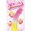 Shades Smoothie Dildo with Suction Cup - Yellow - 8.25in