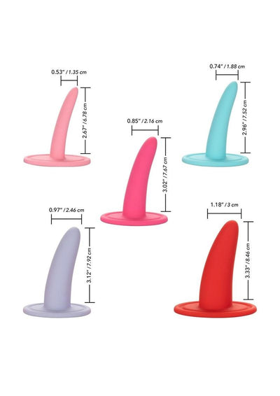 She-Ology Silicone Wearable Vaginal Dilator - 5 Per Set