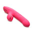 Shegasm Pro-Thrust Thrusting Suction Rechargeable Silicone Rabbit Vibrator - Pink