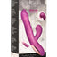 Shegasm + Thrust Wave Thrusting and Sucking Rechargeable Silicone Rabbit Vibrator - Purple