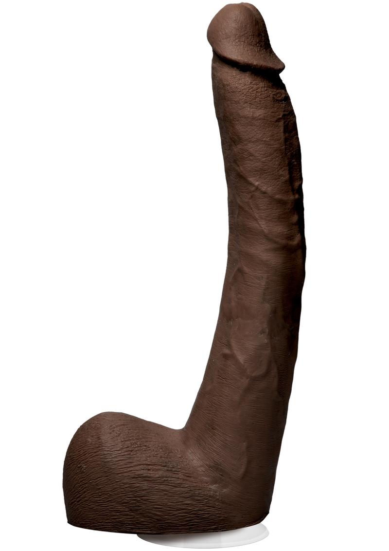 Signature Cocks Isiah Maxwell Dildo - Chocolate - 10in