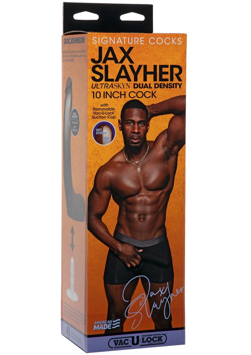 Signature Cocks Jax Slayher Dildo - Chocolate - 10in