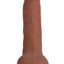 Signature Cocks Leo Vibe Dildo - Caramel - 7.5in