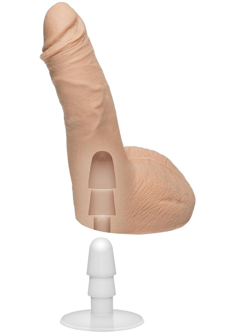 Signature Cocks Ryan Bones Dildo - Vanilla - 7in