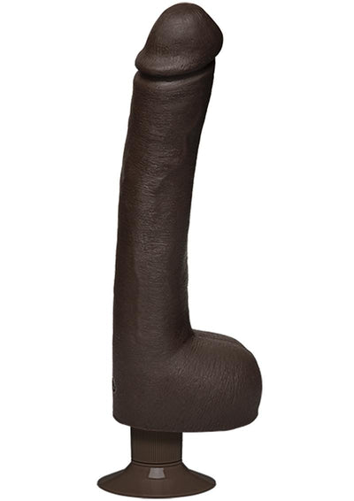 Signature Cocks Safaree Samuels Anaconda Vibrating Dildo - Chocolate - 12in