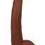 Signature Cocks Ultraskyn Alex Jones Dildo with Removable Suction Cup - Caramel - 11in