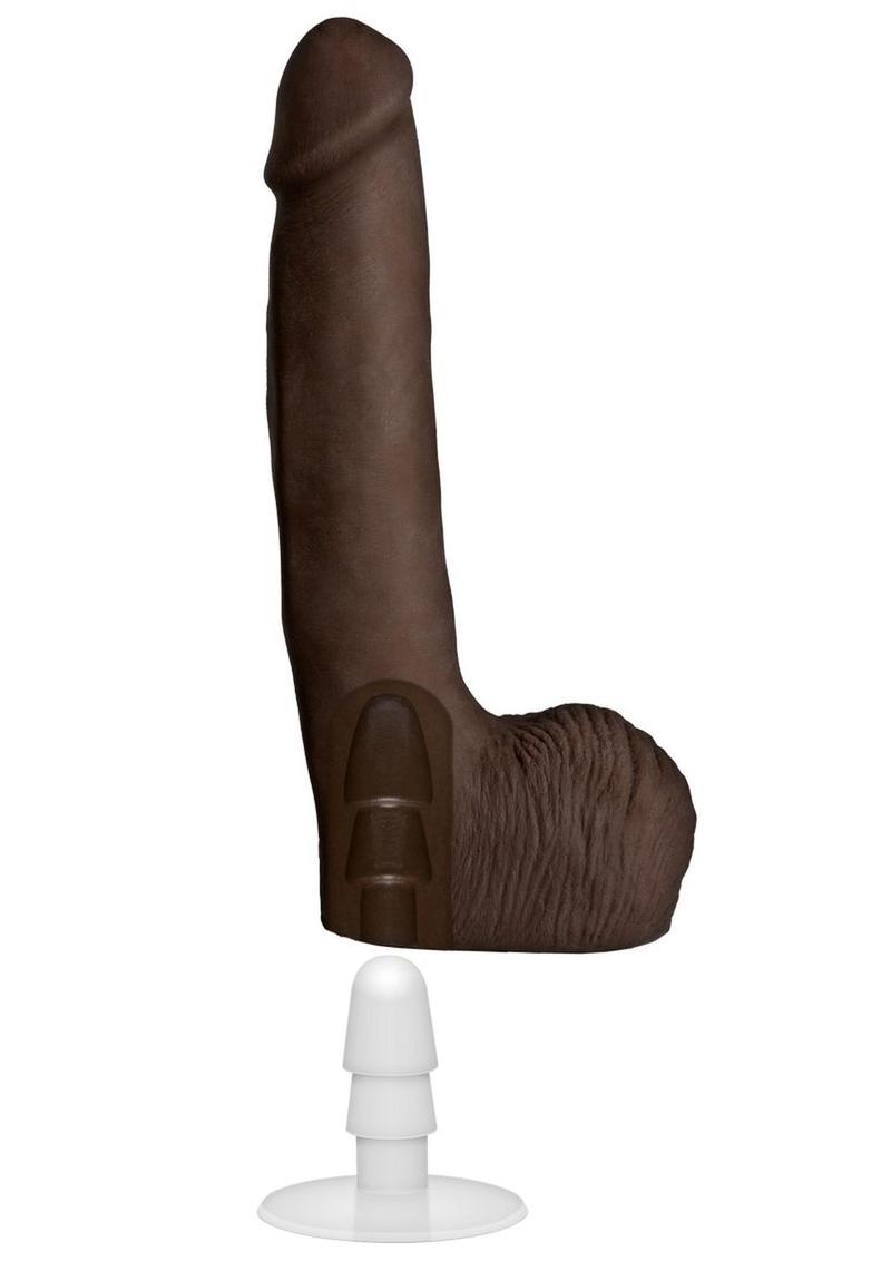 Signature Cocks Ultraskyn Rob Piper Dildo - Chocolate - 10.5in