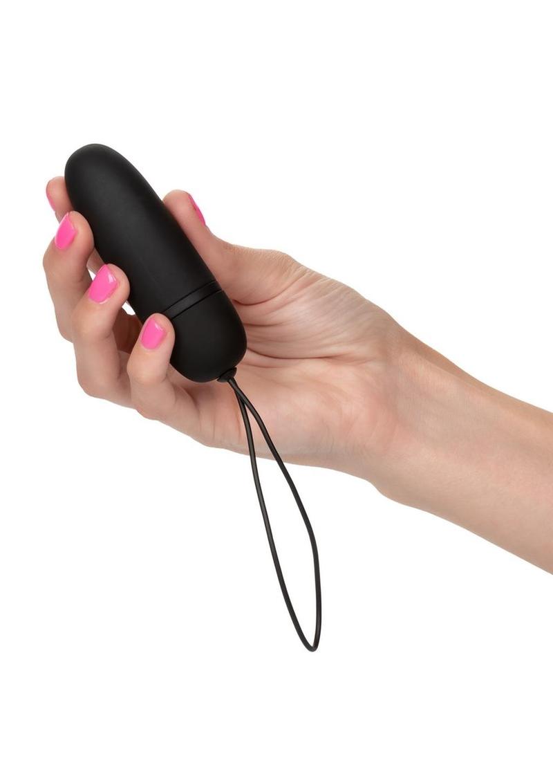 Silicone Bullet with Remote Control - Black