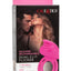 Silicone Rechargeable Dual Clit Flicker Vibrating Cockring Multispeed Waterproof - Pink