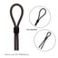Silicone Stud Lasso Cock Ring - Black