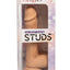 Silicone Studs Dual Density with Suction Cup Base - Vanilla - 6.25in