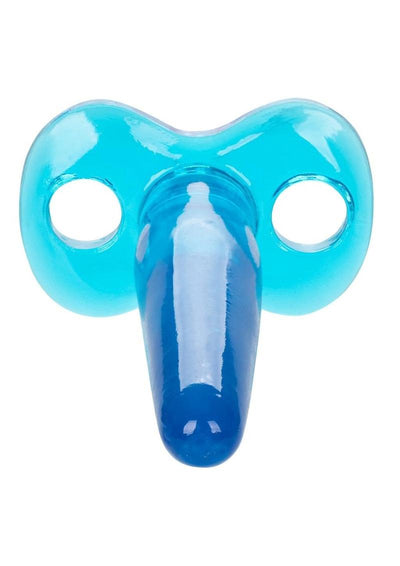 Silicone Tee Probe Butt Plug - Blue