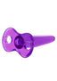 Silicone Tee Probe Butt Plug - Purple