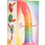 Simply Sweet Phallic Silicone Rainbow Dildo - Multicolor