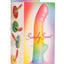 Simply Sweet Ribbed Silicone Rainbow Dildo