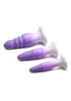 Simply Sweet Silicone Butt Plug - Purple - Set