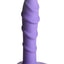 Simply Sweet Swirl Silicone Dildo - Purple