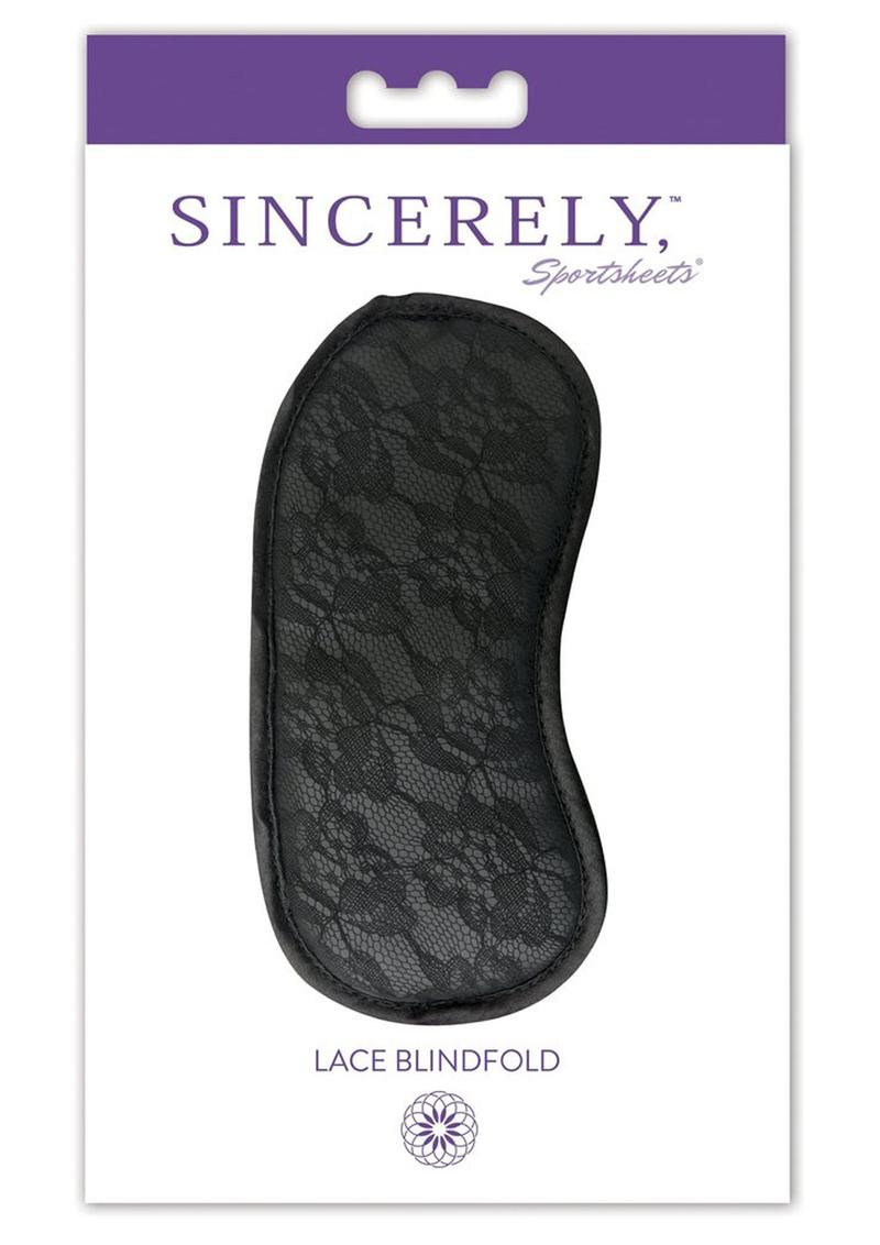 Sincerely Lace Blindfold - Black