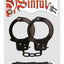 Sinful Metal Cuffs with Keys and Love Rope - Black/Metal