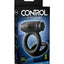 Sir Richard's Control Rechargeable Vibrating Silicone Cock and Ball Cock Ring - Black