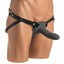 Size Matters 2 Erection Realistic Silicone Penis Sheath - Black