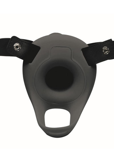 Size Matters 2 Erection Smooth Silicone Penis Sheath - Black